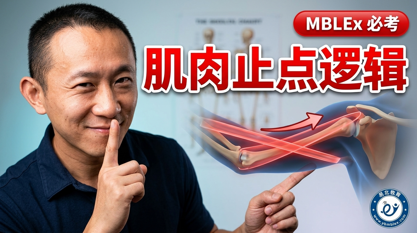 肌肉起止点：3个生活化公式带你秒杀运动学OIA动作分析题