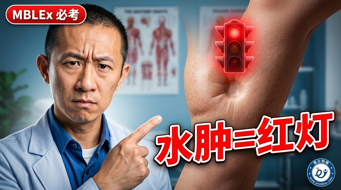 MBLEx 水肿与淋巴排毒考点：从 SPA 到医疗按摩的提分逻辑